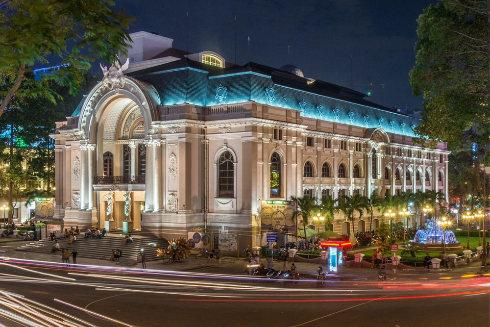If departing from nearby locations, visitors can walk to the Saigon Opera House while enjoying the scenic views along the way